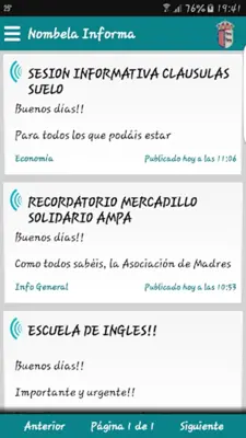 Nombela Informa android App screenshot 1